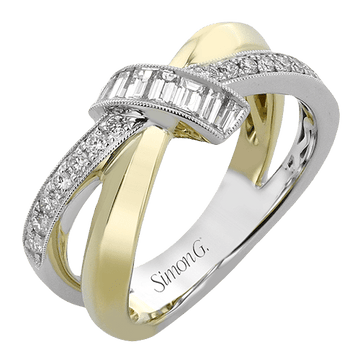 Fashion Ring In 18k Gold With Diamonds - Simon G. Jewelry