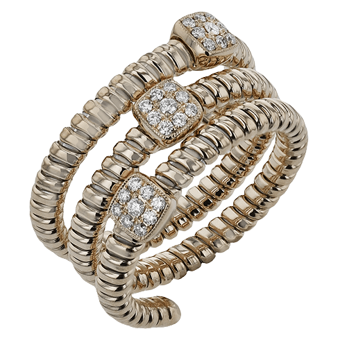 Fashion Ring In 18k Gold With Diamonds - Simon G. Jewelry