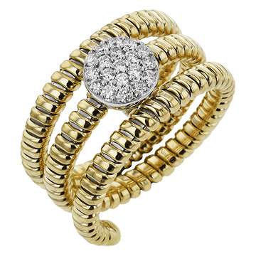 Fashion Ring In 18k Gold With Diamonds - Simon G. Jewelry