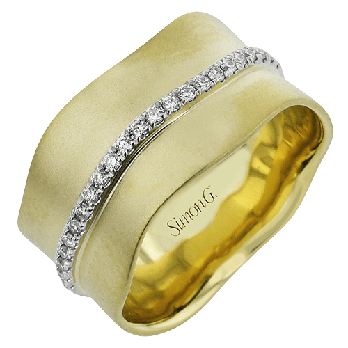 Fashion Ring In 18k Gold With Diamonds - Simon G. Jewelry