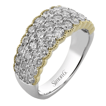 Fashion Ring In 18k Gold With Diamonds - Simon G. Jewelry