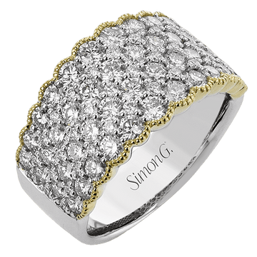 Fashion Ring In 18k Gold With Diamonds - Simon G. Jewelry