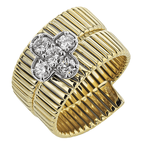 Fashion Ring In 18k Gold With Diamonds - Simon G. Jewelry