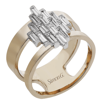 Fashion Ring In 18k Gold With Diamonds - Simon G. Jewelry