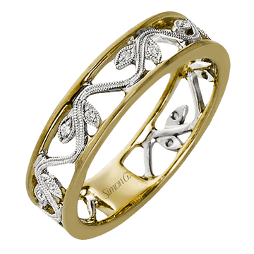 Fashion Ring in 18k Gold with Diamonds - Simon G. Jewelry