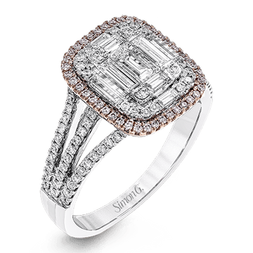 Fashion Ring In 18k Gold With Diamonds - Simon G. Jewelry