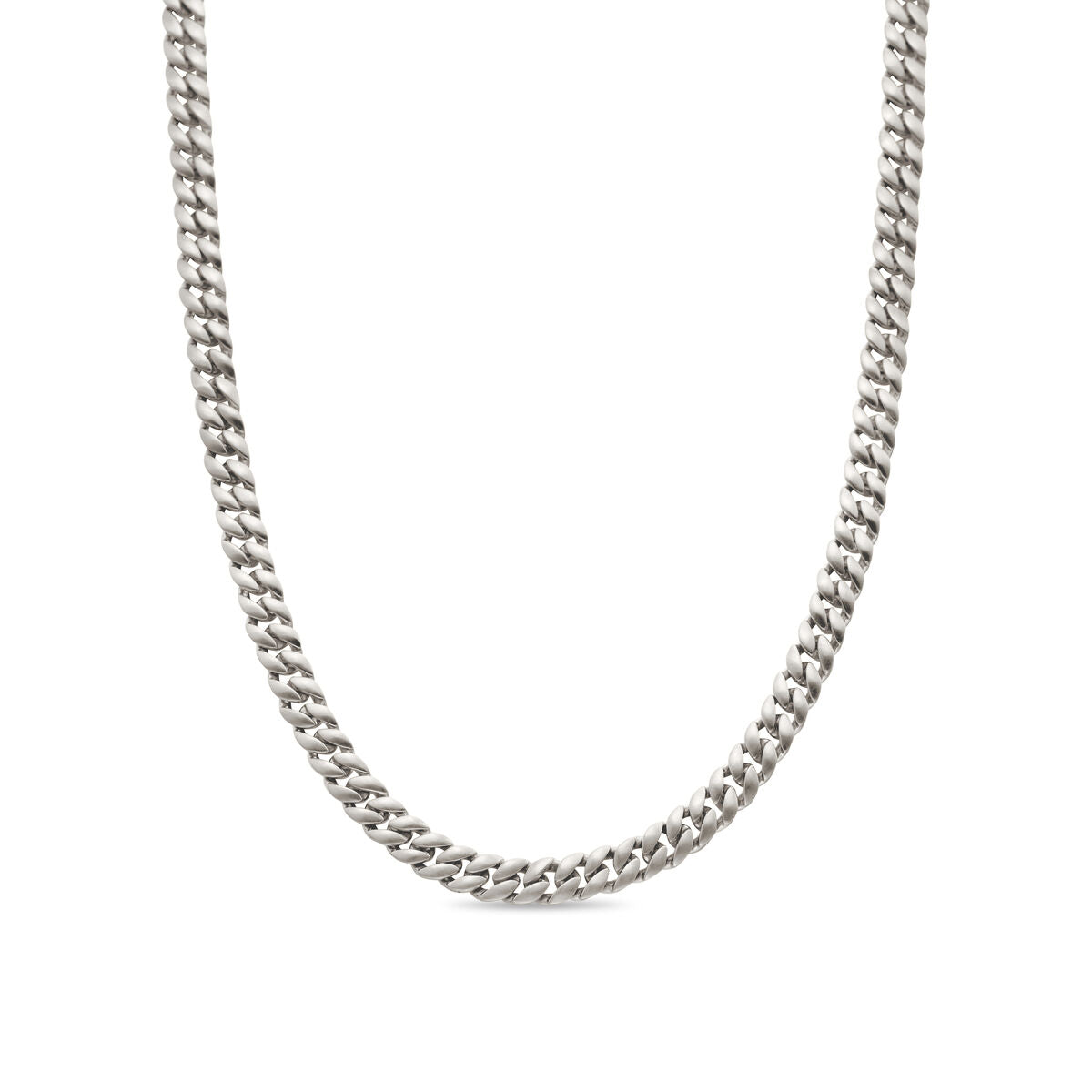 David Yurman Sterling Silver Curb Chain Necklace