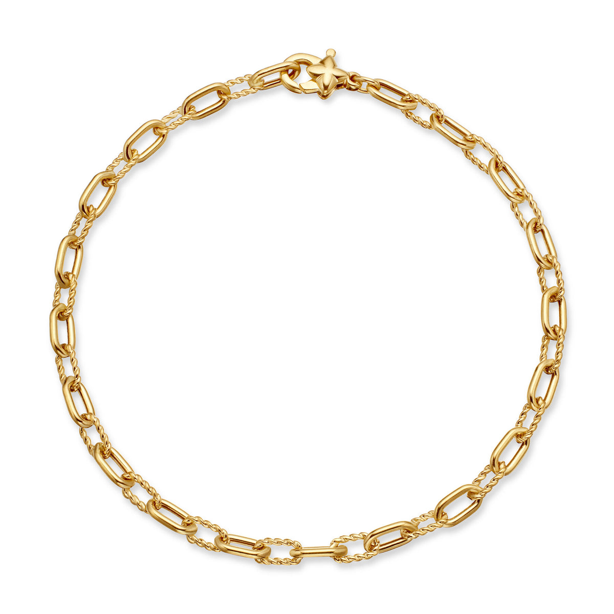 David Yurman Yellow Gold Madison Chain Bracelet