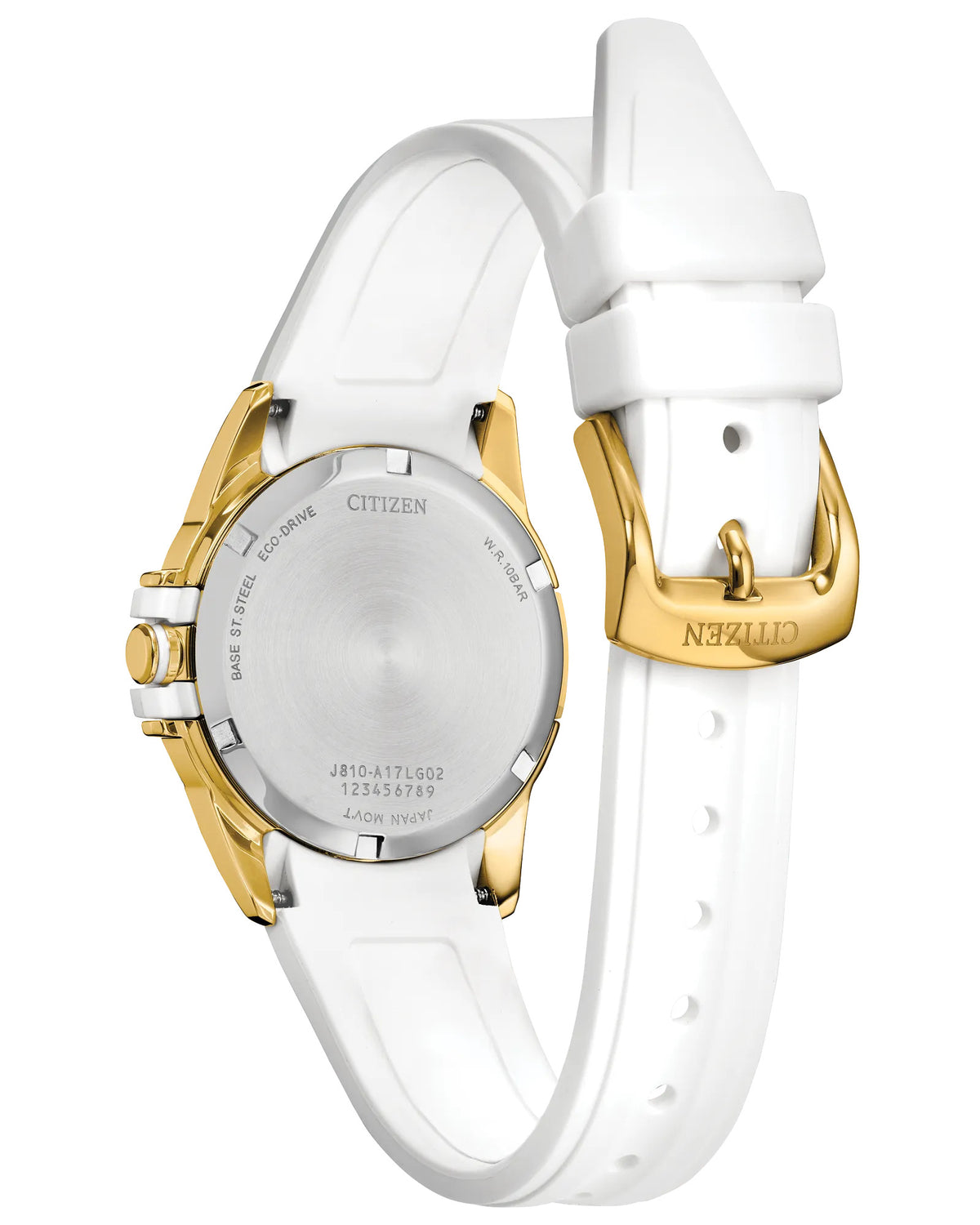 Citizen Veya Eco Drive White Silicone Strap Watch
