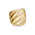 David Yurman Yellow Gold Sculpted Cable Ring