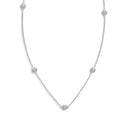 White Gold Devotion Inspire Five Station Diamond Necklace