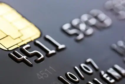 Credit card image for financing options