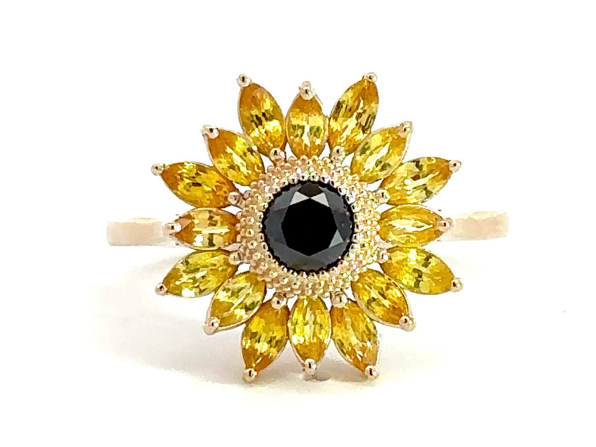 Beloved Heirloom flower ring