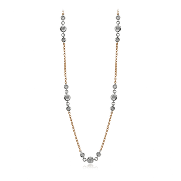 Harmonie Necklace in 18k Gold with Diamonds - Simon G. Jewelry