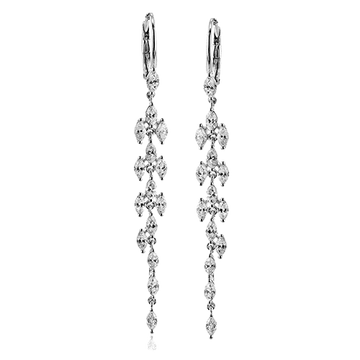 Ice Drop Earrings in 18k Gold with Diamonds - Simon G. Jewelry