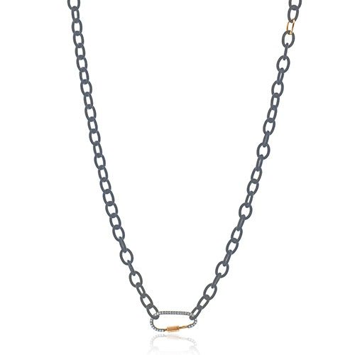 Men's Necklace In 18k Gold With Diamonds - Simon G. Jewelry