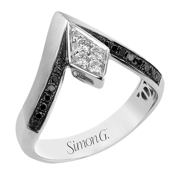 Men's Ring In 14k Gold With Diamonds - Simon G. Jewelry