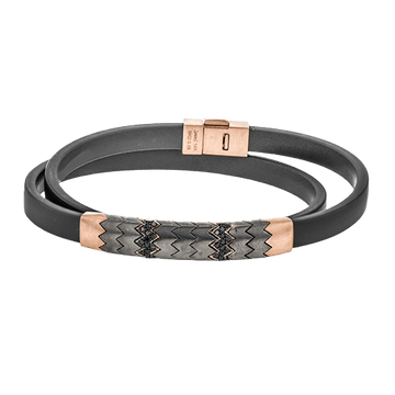 Men's Titanium Bracelet In 14k Gold With Diamonds - Simon G. Jewelry