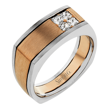 Men's Wedding Band In 14k Or 18k Gold With Diamonds - Simon G. Jewelry