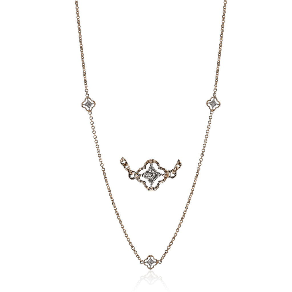 Necklace in 18k Gold with Diamonds - Simon G. Jewelry