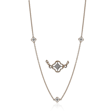 Necklace in 18k Gold with Diamonds - Simon G. Jewelry