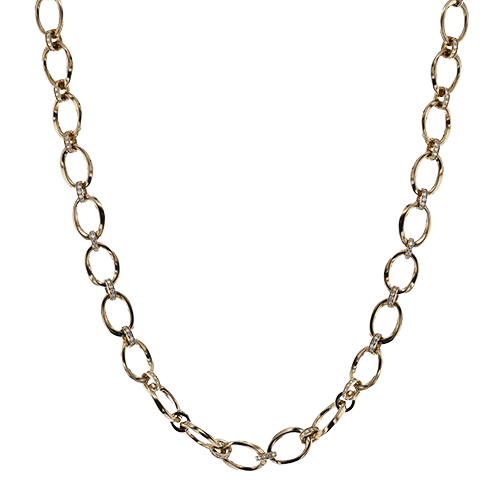 Necklace in 18k Gold with Diamonds - Simon G. Jewelry