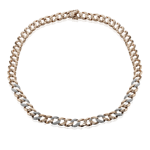 Necklace in 18k Gold with Diamonds - Simon G. Jewelry