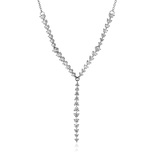 Necklace in 18k Gold with Diamonds - Simon G. Jewelry