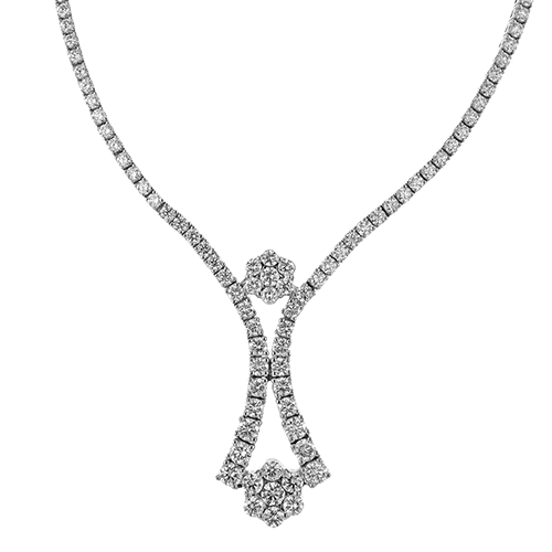 Necklace in 18k Gold with Diamonds - Simon G. Jewelry