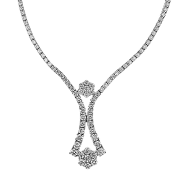 Necklace in 18k Gold with Diamonds - Simon G. Jewelry