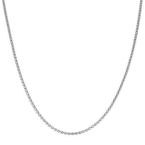 Necklace in 18k Gold with Diamonds - Simon G. Jewelry