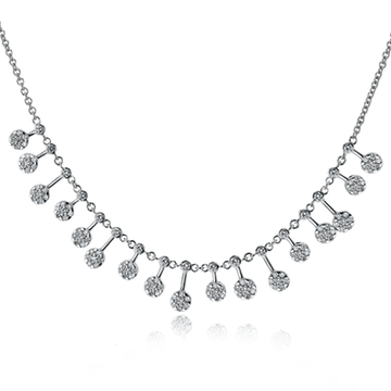 Necklace in 18k Gold with Diamonds - Simon G. Jewelry