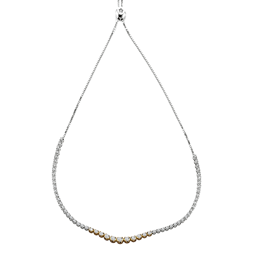 Necklace in 18k Gold with Diamonds - Simon G. Jewelry