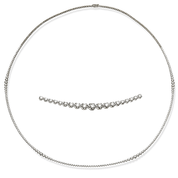 Necklace in 18k Gold with Diamonds - Simon G. Jewelry