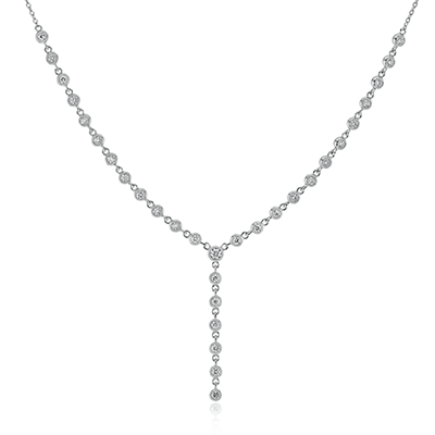 Necklace in 18k Gold with Diamonds - Simon G. Jewelry