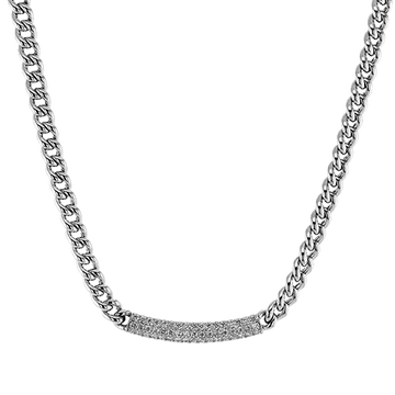 Necklace in 18k Gold with Diamonds - Simon G. Jewelry