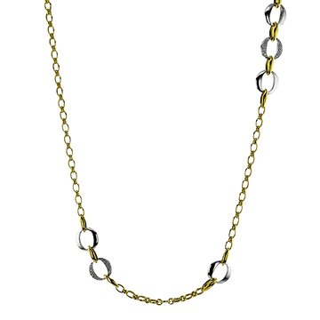 Necklace in 18k Gold with Diamonds - Simon G. Jewelry