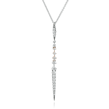 Pendant in 18k Gold with Diamonds - Simon G. Jewelry