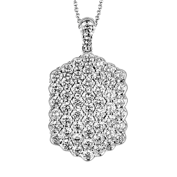 Pendant in 18k Gold with Diamonds - Simon G. Jewelry