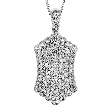 Pendant in 18k Gold with Diamonds - Simon G. Jewelry