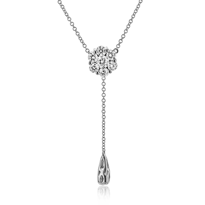 Pendant Necklace in 18k Gold with Diamonds - Simon G. Jewelry