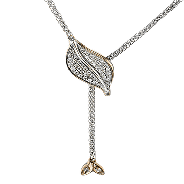 Pendant Necklace in 18k Gold with Diamonds - Simon G. Jewelry