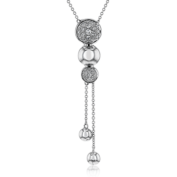 Pendant Necklace in 18k Gold with Diamonds - Simon G. Jewelry