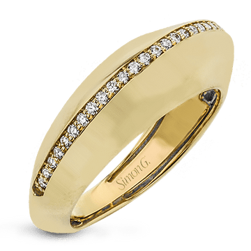 Right Hand Ring in 18k Gold with Diamonds - Simon G. Jewelry