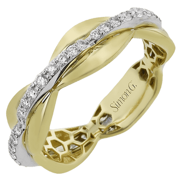 Right Hand Ring in 18k Gold with Diamonds - Simon G. Jewelry