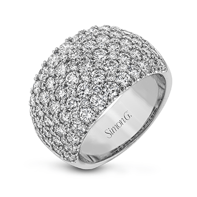 Simon - Set Anniversary Ring In 18k Gold With Diamonds - Simon G. Jewelry