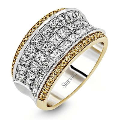 Simon - Set Anniversary Ring In 18k Gold With Diamonds - Simon G. Jewelry