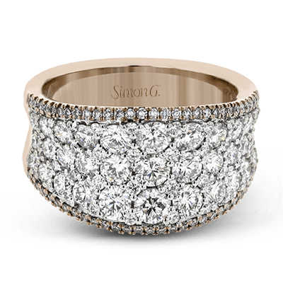 Simon - Set Fashion Ring In 18k Gold With Diamonds - Simon G. Jewelry