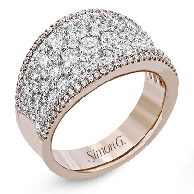 Simon - Set Fashion Ring In 18k Gold With Diamonds - Simon G. Jewelry