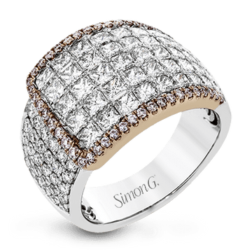 Simon - Set Fashion Ring In 18k Gold With Diamonds - Simon G. Jewelry